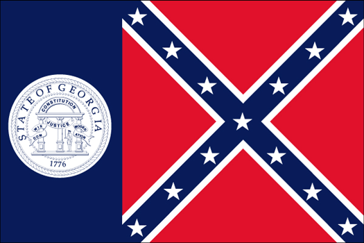 Флаг штата Джорджия